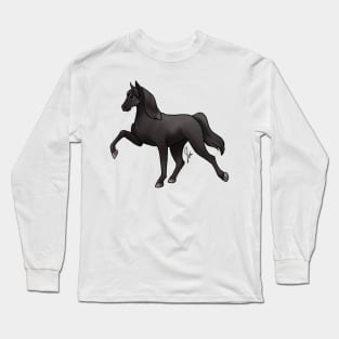 Horse - Tennessee Walker - Black Long Sleeve T-Shirt